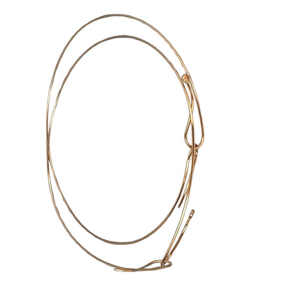 14k Rose Gold KEVAGOLD 10" Hook Hoops