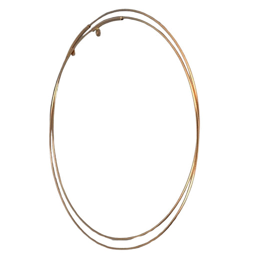 14k Rose Gold KEVAGOLD 10" Dot Hoops