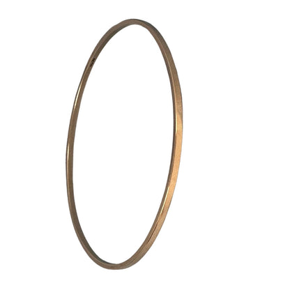 14k Rose Gold 8-Inch KEVAGOLD Square Bangle